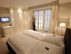 Schlafzimmer im Ferienhaus „Seaside“